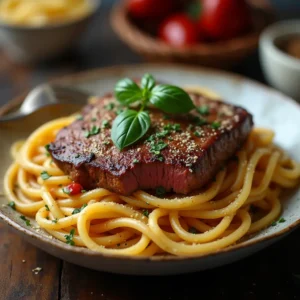 Steak And Pasta